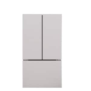 36-Inch BIFBM Refrigerator Panel in Stainless steel-1 bx has (2 fridge(s) and 1 freezer panel) (Installed on job site).