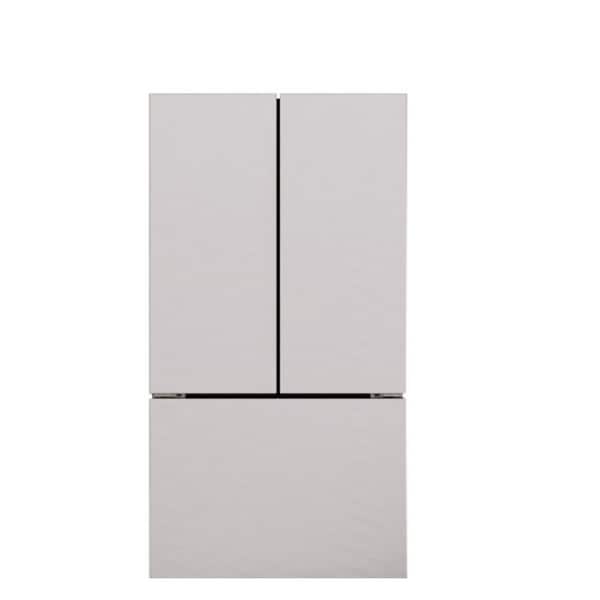 Hallman 36-Inch BIFBM Refrigerator Panel in Stainless steel-1 bx has (2 fridge(s) and 1 freezer panel) (Installed on job site).