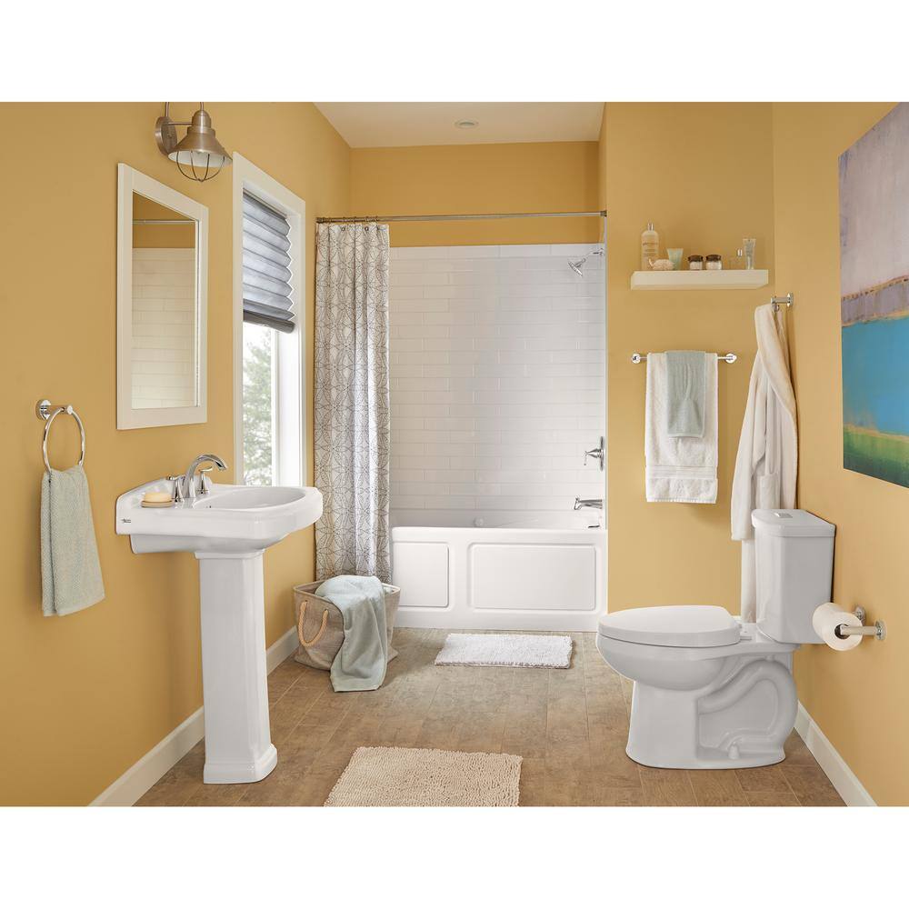 Brushed Nickel Wall Mounted Tub and Shower Trim Kit