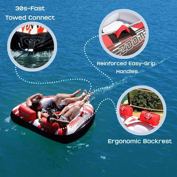 専用　ルーテボ(RUTEBO) Turgubbe(ラッキーボーイ)② Sea-Doo Two-Person Two-Way Sit-in Tube (68