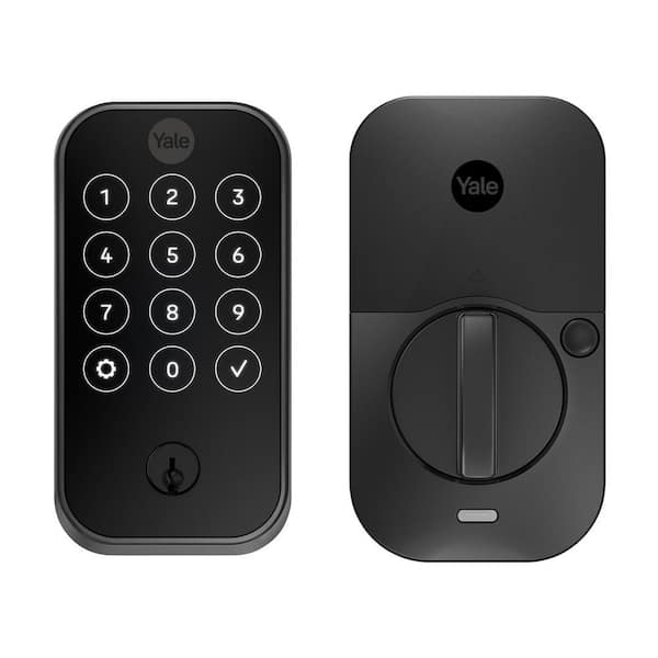 Assure Lock 2; Smart Door Lock with WiFi and Touchscreen Keypad; Black Suede