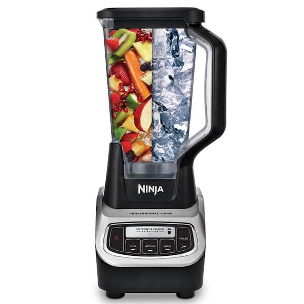 NINJA Fit 16 oz. Black Single Speed Single Serve Personal Blender  (QB3001SS) QB3001SS - The Home Depot
