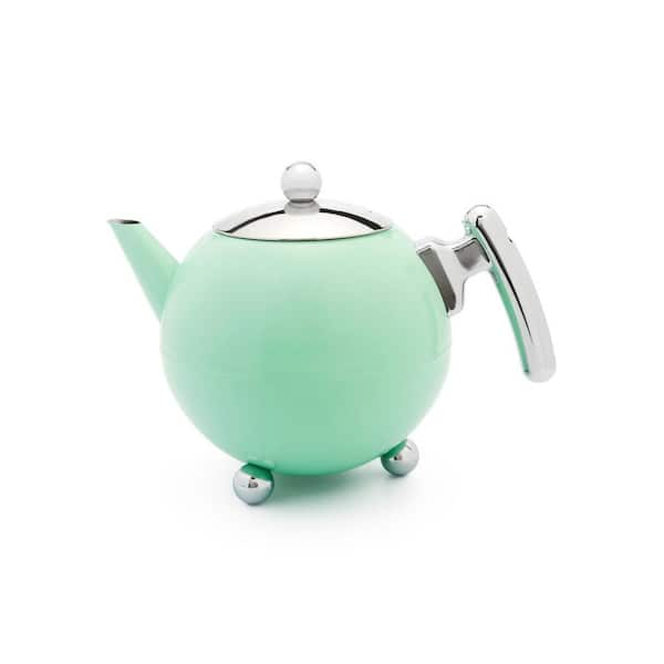 mint green tea kettle