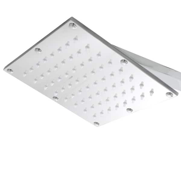 Lann 53 in. 3-Jetted Full Body Shower Panel System with Heavy Rain Showerhead and Spray Wand in Chrome (Valve Included)