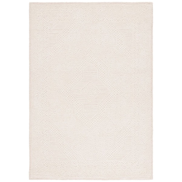 SAFAVIEH Abstract 8 ft. x 10 ft. Beige Geometric Oriental Area Rug