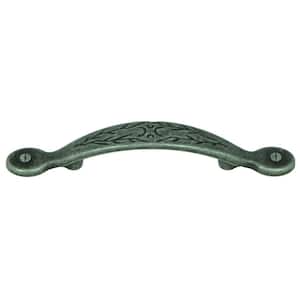 3 in. Center-to-Center Swedish Iron Leaf Arch Cabinet Pull (10-Pack)