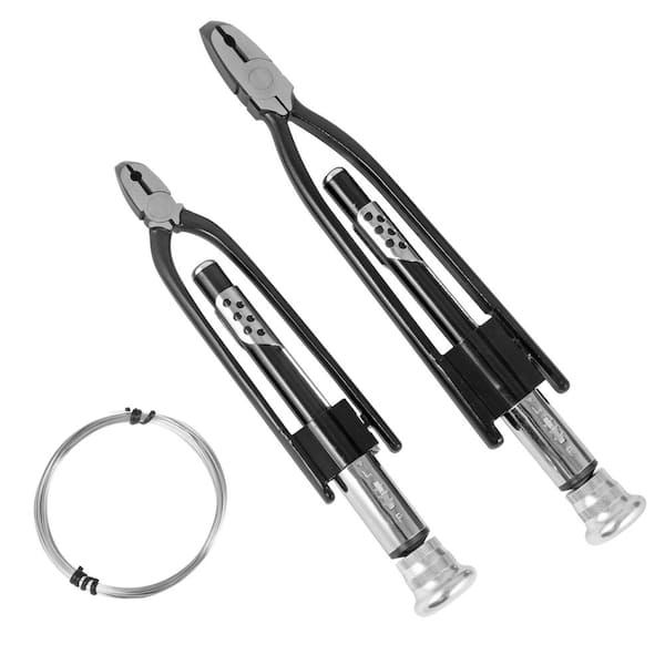 6 and 9 in. Reversible Wire Twister Pliers with Wire