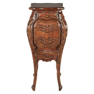 San Giacomo 16 in. Brown Standard Specialty Top Wood Side Table