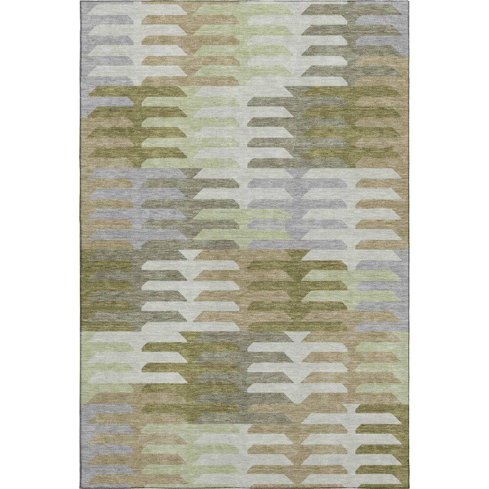 Mayfield Premium Machine Washable Abstract AMF2328 Fern 10 ft. x 14 ft. Area Rug price history on PriceWatchPro