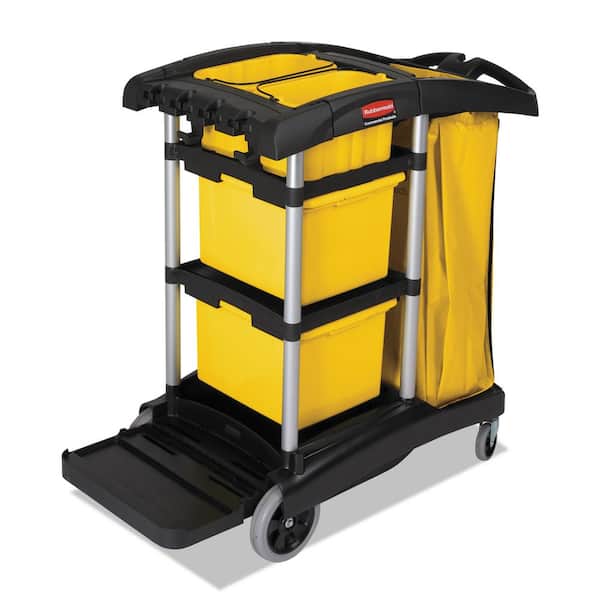 https://images.thdstatic.com/productImages/4c0d485b-7800-4291-b76a-0352f8e0ac56/svn/rubbermaid-commercial-products-janitorial-carts-rcp9t7200bk-1f_600.jpg