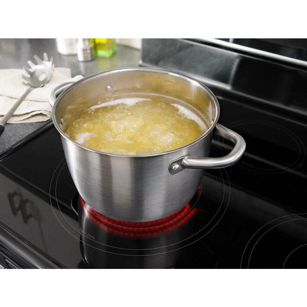 Whirlpool 30" Stainless Steel Freestanding Double Oven Electric Range