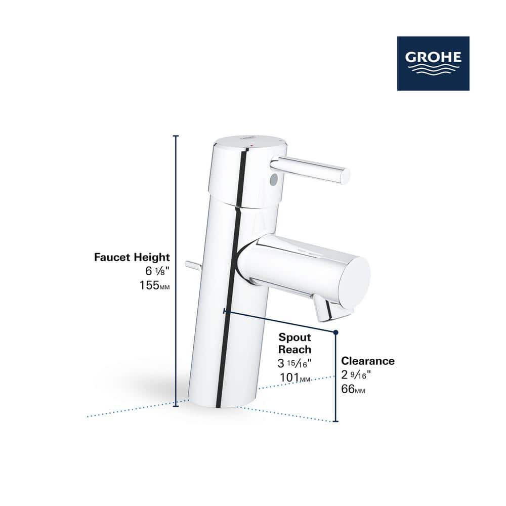 Brushed Gold Single Handle Modern Bathroom Faucet