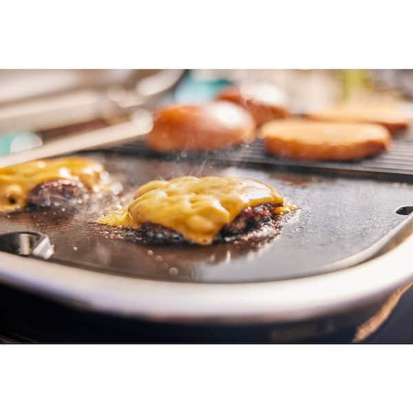 Weber Porcelain-Enameled Cast-Iron Non-Stick Griddle in the Grill Cookware  department at