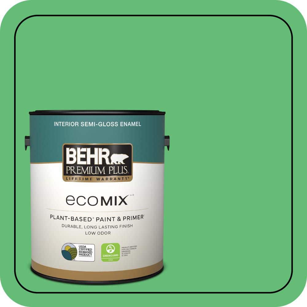 1 gal. #450B-5 Lady Luck Semi-Gloss Enamel EcoMix Plant-Based Interior Paint & Primer price history on PriceWatchPro