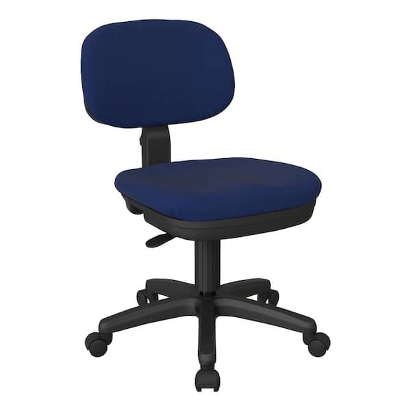 Office Star Products Basic Task Chair in Icon Navy Fabric