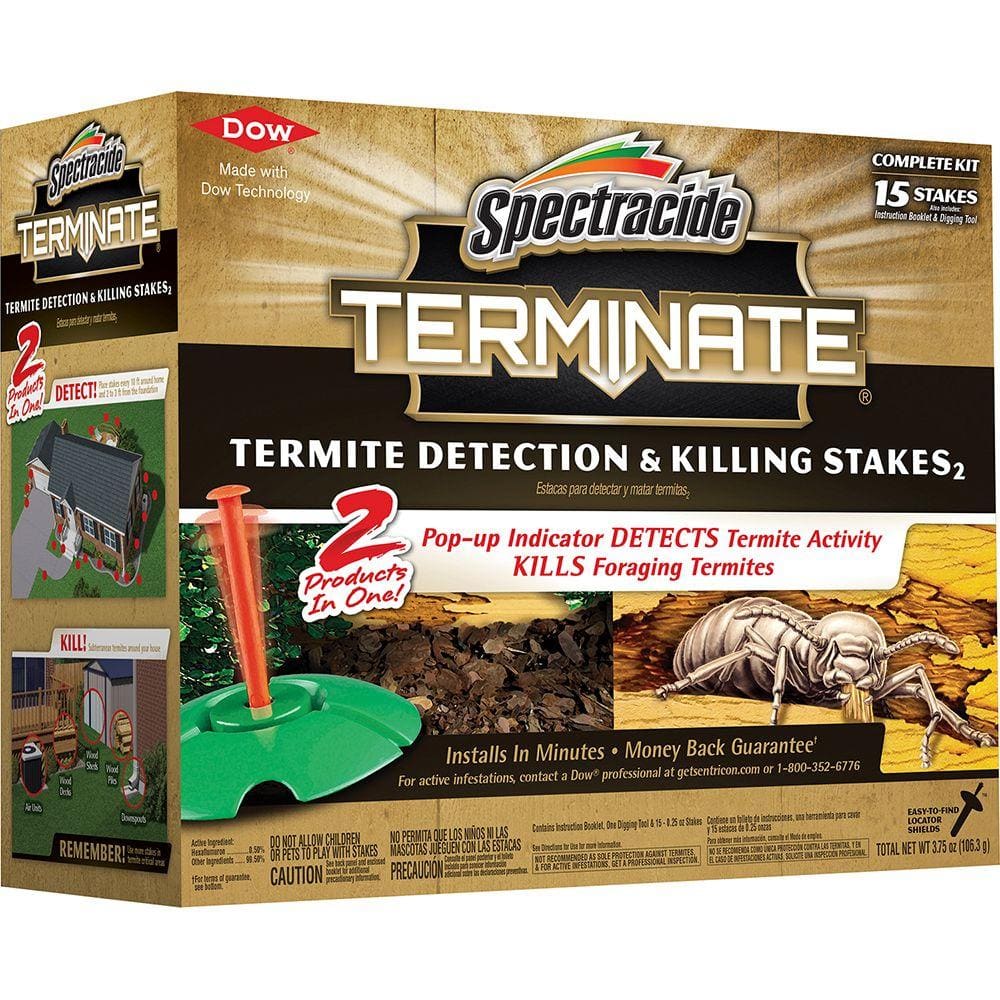 Spectracide Terminate Termite Detection and Killing Stakes (15-Count)  HG-96115-3 - The Home Depot
