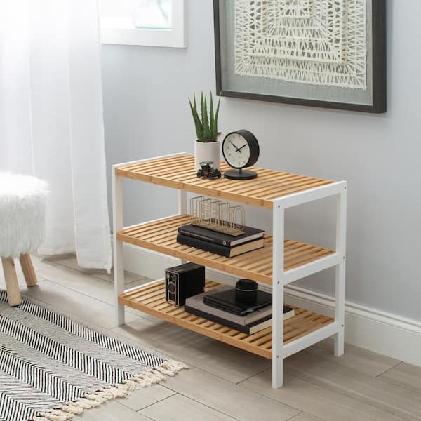 Organize It All Bamboo Deluxe 3 Tier Bathroom Caddy 