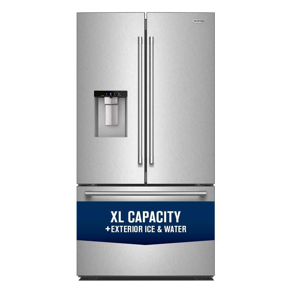 Maytag 36 in. 29.58 cu. ft. Freestanding French Door Refrigerator