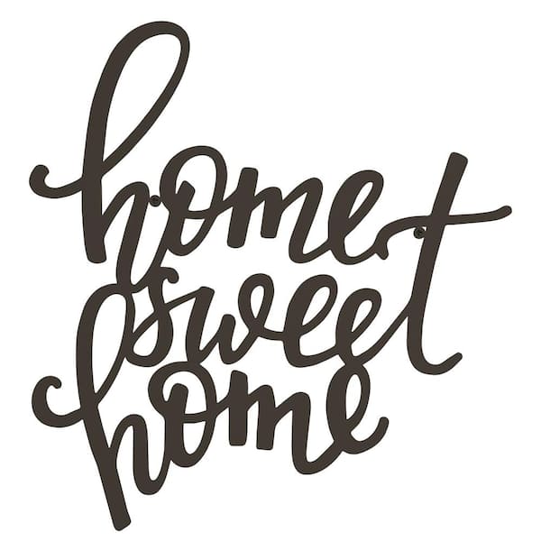 Download Home Living Wreaths Home Sweet Home Metal Sign