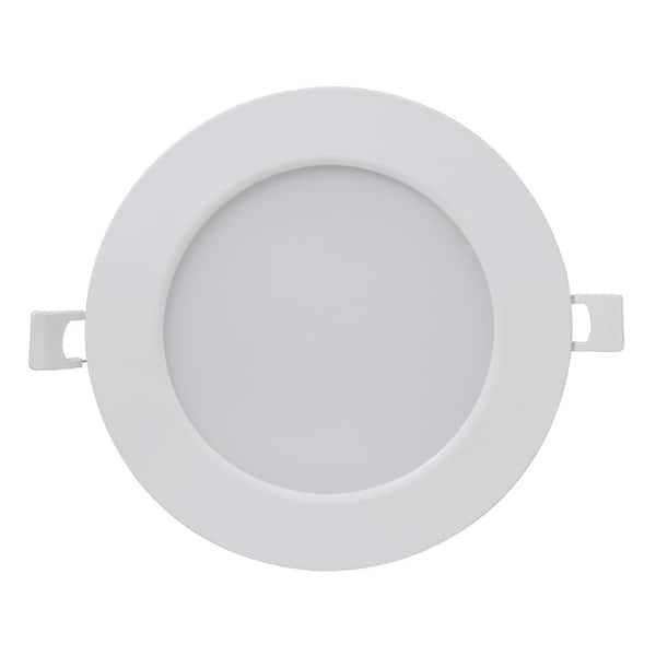 Feit Electric 6 in. 75W Equivalent 3000K Bright White Canless Dimmable Integrated LED Retrofit Recessed Light Kit Flat Panel Trim