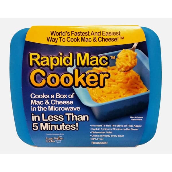 Rapid Mac Blue Microwave Macaroni and Cheese Cooker