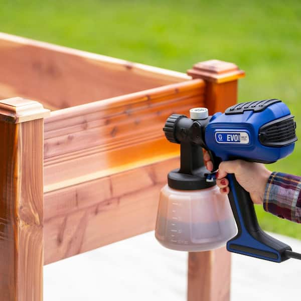 Graco EVO Plus HVLP Handheld Paint and Stain Sprayer with Graco EVO Plus HVLP Handheld Paint and Stain Sprayer with