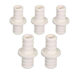 1/2 in. Plastic PEX Poly Alloy Straight Coupling Barb Pipe Fitting (5-Pack)