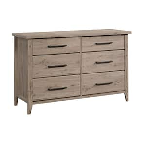 Summit Station 6-Drawer Laurel Oak Dresser 33 in. H x 50 in. W x 18 in. D