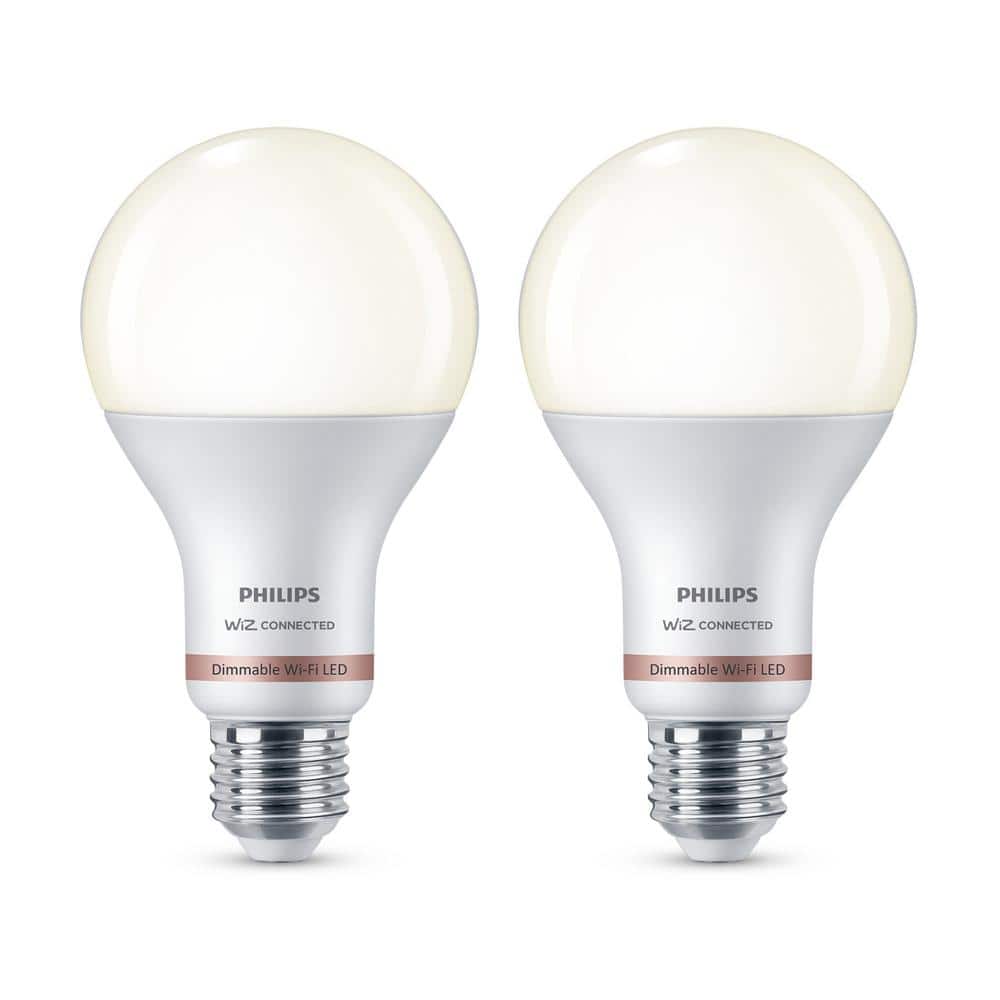 2 Philips 100w Wi-fi Smart LED Bulb Tunable Dimmable A21 Wireless Full Color for sale online 