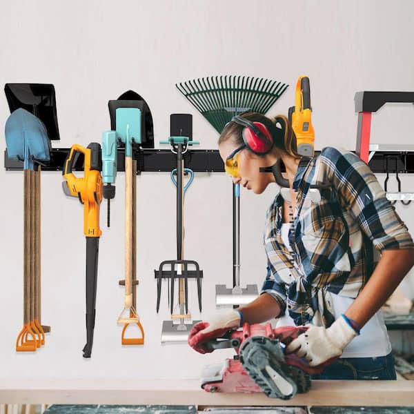 Sttoraboks 51 in. Garage Tool Storage Steel Rack, 450 lbs. Load