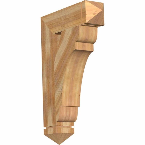 Ekena Millwork 6 in. x 36 in. x 24 in. Western Red Cedar Olympic Arts and Crafts Rough Sawn