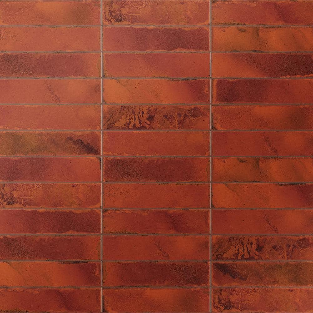 Luca Lava 3-1/8 in. x 12-3/8 in. Ceramic Wall Tile (7.0 sq. ft./Case) price history on PriceWatchPro