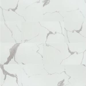 Carrara Luciano 11.81 in. W x 23.62 in. L Rigid Core Click Lock Luxury Vinyl Tile Flooring (1278.42 sq. ft./pallet)