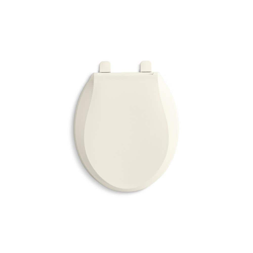 KOHLER Cachet Quiet-Close Round Front Closed- Front Toilet Seat With ...