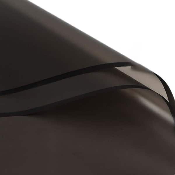 N/A 20-Piece Waterproof Black Border Wrapping Paper 23 x 23 in. for Valentine's Day Bouquet Floral Gift Packaging DIY Crafts