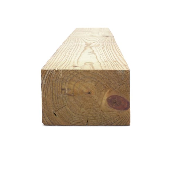 4 In X 6 In X 8 Ft 2 Ground Contact Pressure Treated Timber 2746 The Home Depot