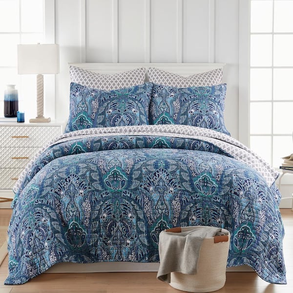 Teal quilt deals queen