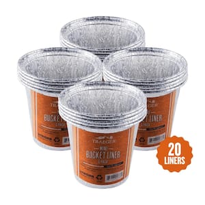 Mini Bucket Liner for Wood Pellet Grill (20-Pack)