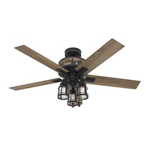 Mt. Vista 52 in. Indoor Natural Iron Ceiling Fan with Light Kit