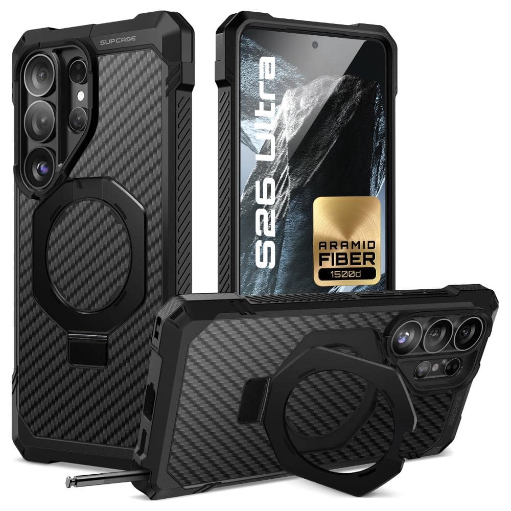 SUPCASE UB GRIP Series Galaxy S26 Ultra MagSafe Phone Case with Kickstand - Cobalt Blue