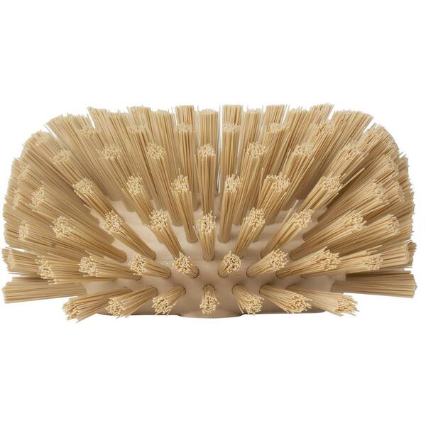CFS Brands Sparta 5.25 in. x 7.5 in. Tan Polypropylene Kettle Brush (2-Pack)