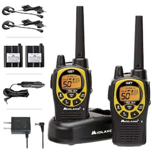 Extended 36 Mile Range Rechargeable Waterproof Digital 2-Way Radio with Charger 2-Pack