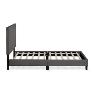 Laval Stone Twin Double Row Nail Head Bed Frame