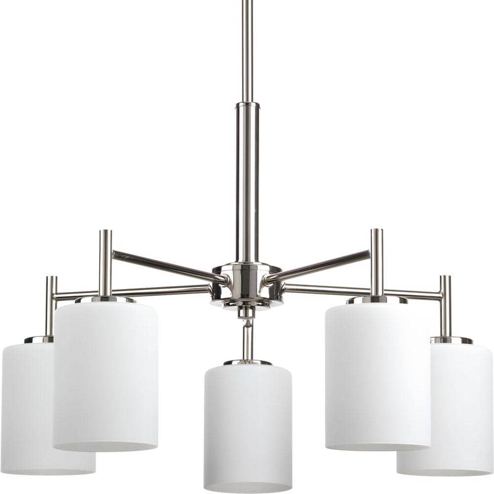 Progress Lighting Replay 3-Light Polished Nickel Modern/Contemporary Chandelier
