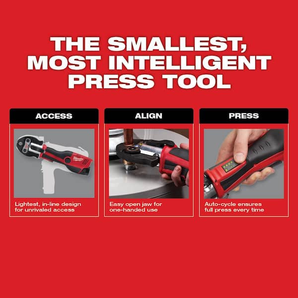 Milwaukee M12 12-Volt Lithium-Ion Force Logic Cordless Press Tool
