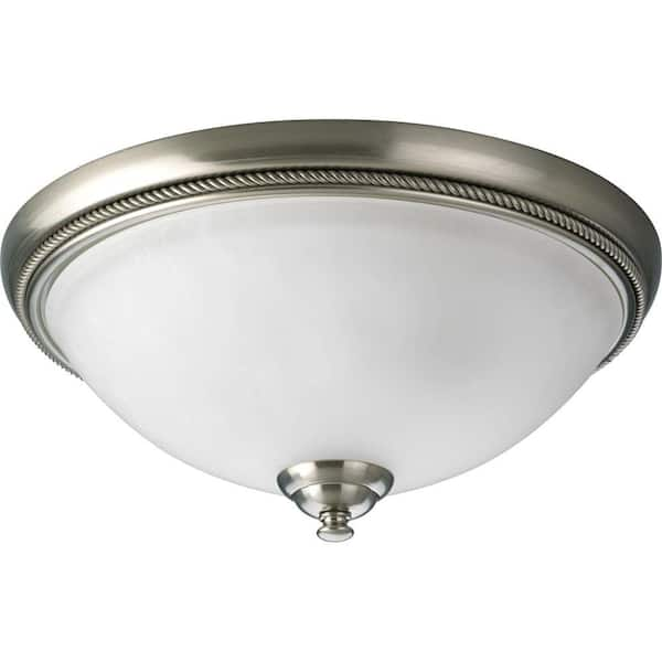 Progress Lighting Pavilion Collection 15 in. 2-Light Brushed