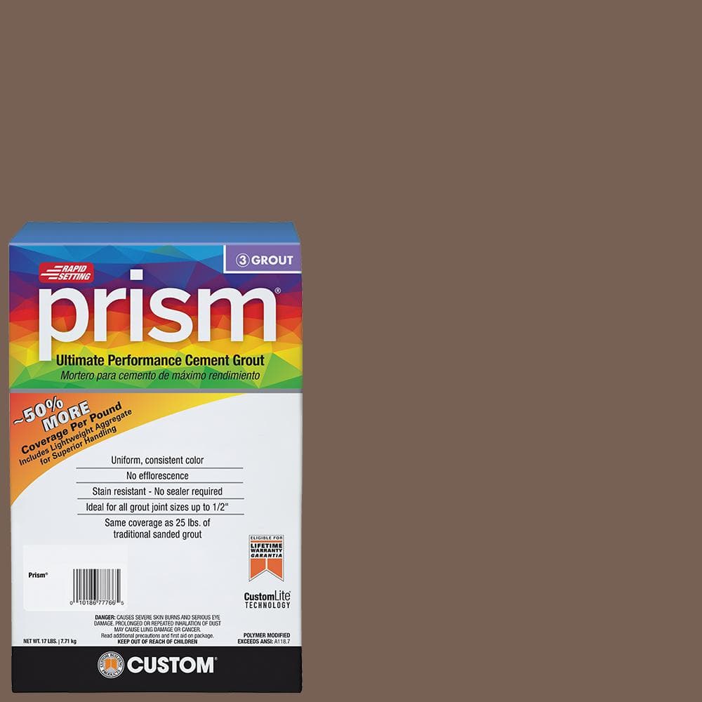 Prism #52 Tobacco Brown 17 lb. Ultimate Performance Grout
