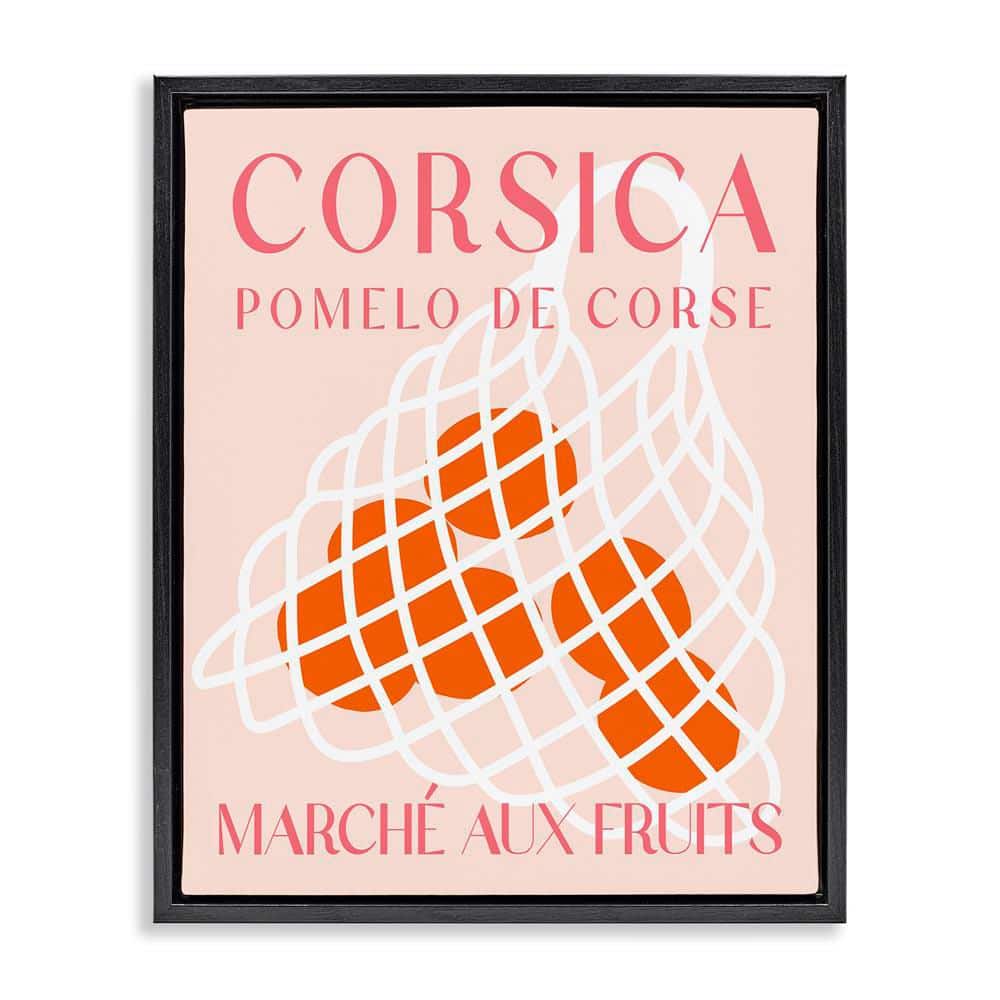 Modern Apple Fruit Market by Daphne Polselli Black Floater Frame Food Graphic Art Print 21 in. x 17 in. price history on PriceWatchPro