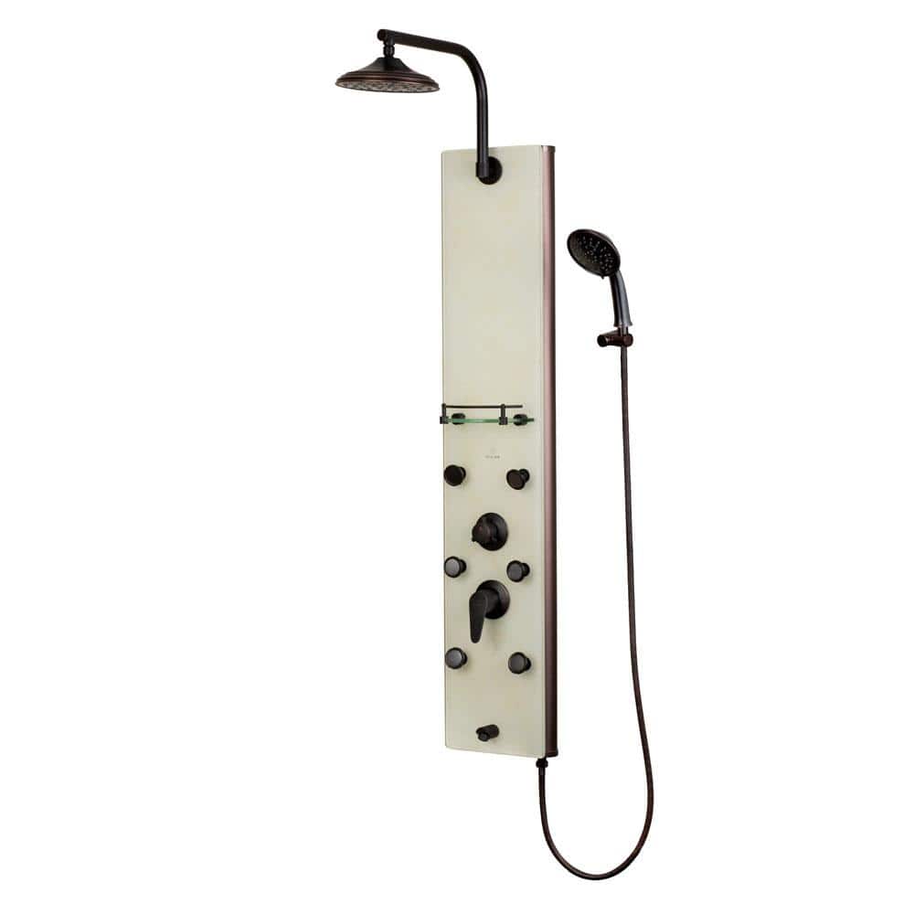 PULSE Showerspas Barcelona 59 in. 6Jet Shower Panel System with