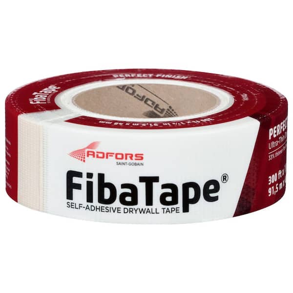 FibaTape Perfect Finish 1-7/8 in. x 300 ft. Self-Adhesive Mesh Drywall Joint Tape